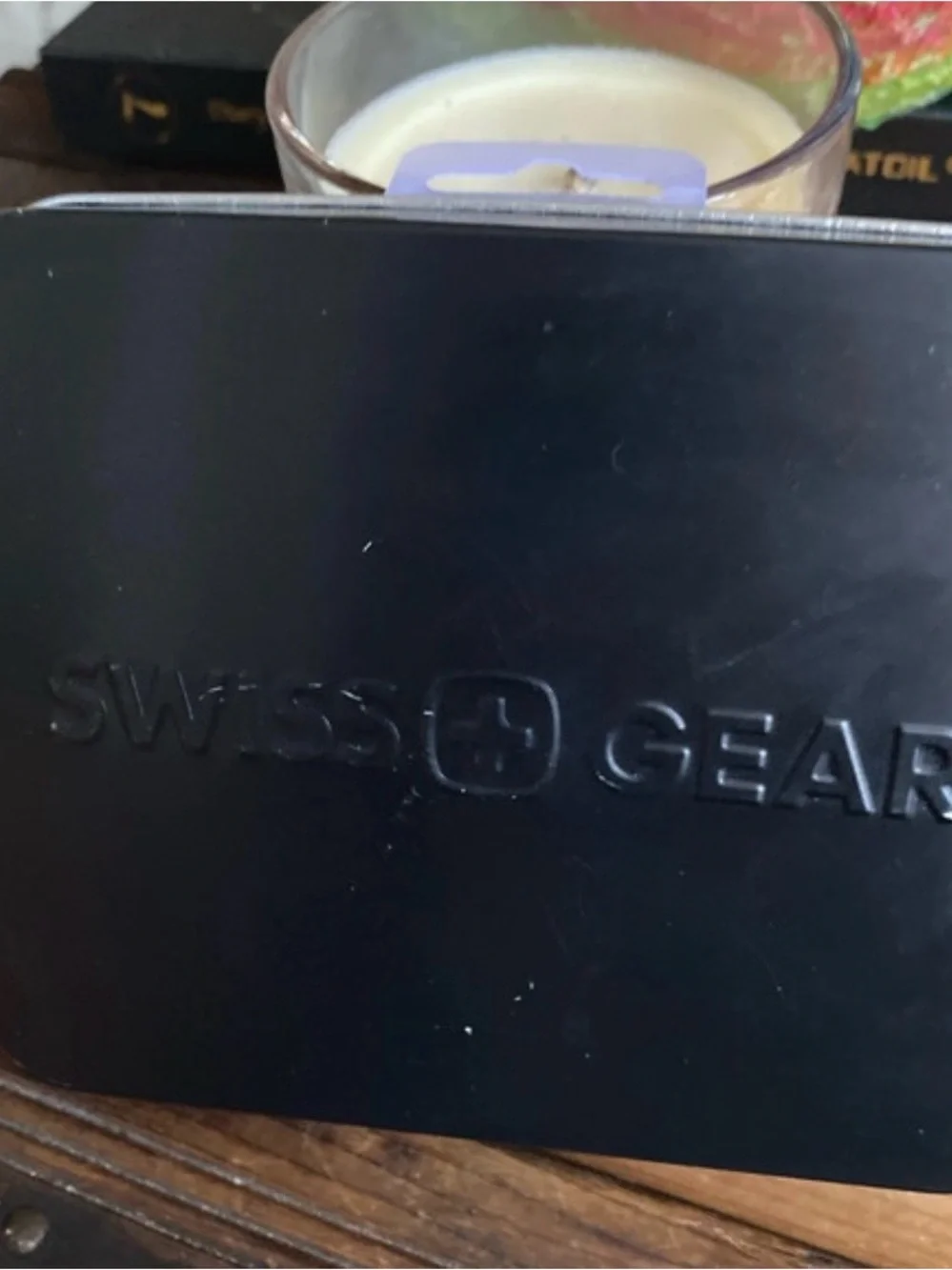Sold- SwissGear Black Leather RFID Wallet
